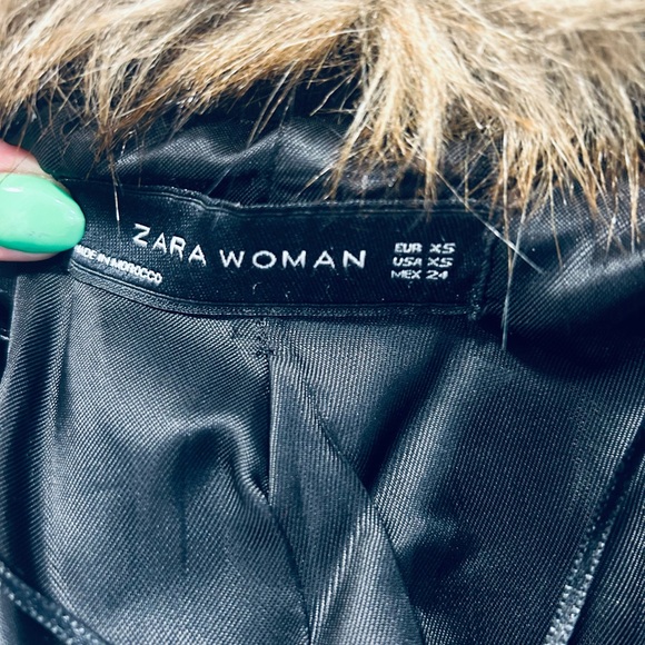 Zara coat with fur collar - Picture 7 of 7